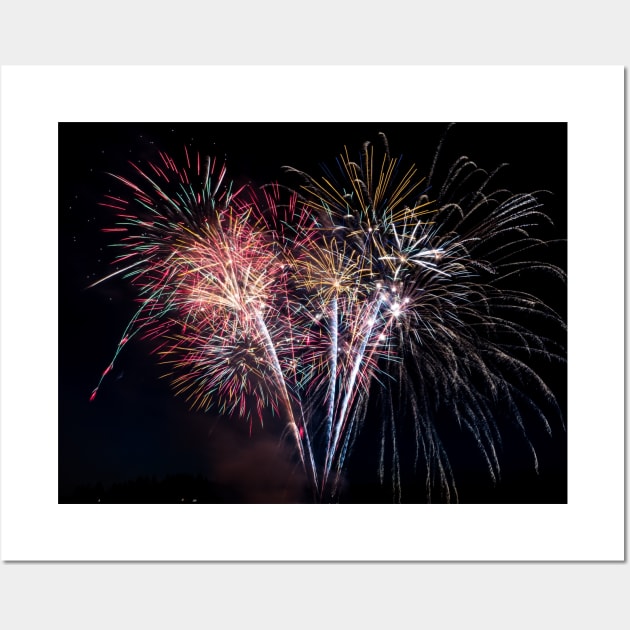 Glittering Fireworks Wall Art by NewburyBoutique